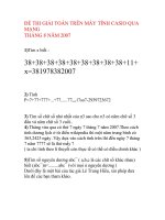 ĐỀ THI GIẢI TOÁN TRÊN MÁY TÍNH CASIO QUA MẠNG