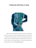 Chứng đau thắt lưng cơ năng