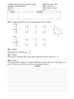 đề kiểm tra hình học 9