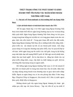 THỰC TRẠNG CÔNG TÁC PHÁT HÀNH VÀ KINH DOANH THẺ TÍN DỤNG TẠI  NGÂN HÀNG NGOẠI THƯƠNG VIỆT NAM