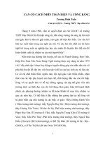 CẦN CÓ CÁCH NHÌN TOÀN DIỆN VÀ CÔNG BẰNG