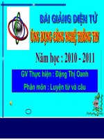 TV_lop 4_Luyen Tap Ve Cau hoi