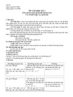 ôn tập giải tích 12 học kỳ 1(hay)