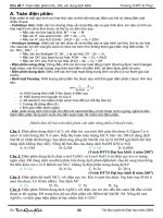 Dien phan + SO2, CO2 tac dung voi bazo