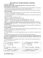 Đề cươmg ôn tập Sinh9