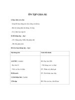 Tiếng việt lớp 1 - ÔN TẬP GIỮA KỲ