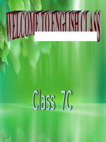 GA THI GIANG, E 7, UNIT 4, LESON 3