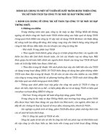 ĐÁNH GIÁ CHUNG VÀ MỘT SỐ Ý KIẾN ĐỀ XUẤT NHẰM HOÀN THIỆN CÔNG TÁC KẾ TOÁN TSCĐ TẠI CÔNG TY XE MÁY XE ĐẠP THỐNG NHẤT