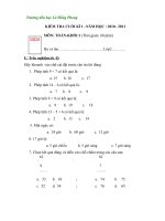 KT KI -TOÁN -TV-ĐÁP ÁN-hay