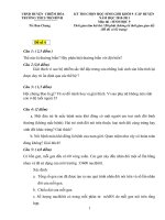 Đề thi HSG cấp huyện sinh 9