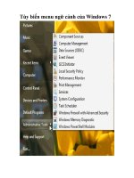 Tùy biến menu ngữ cảnh của Windows 7