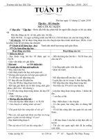 GIÁO ÁN 3 TUẦN 17(2BUỔI) -CKT