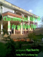 Lien he giua day va khoang cach tu tam toi day