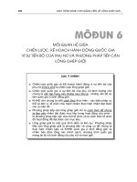 Mối quan hệ giữa chiến lược, kế hoạch hành động quốc gia vì sự tiến bộ của phụ  nữ và phương pháp tiếp cận lồng ghép giới