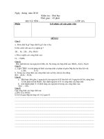 DE kiem tra hoa 8 1 tiet