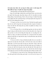 Giải pháp hoàn thiện việc áp dụng hệ thống quản lý chất lượng ISO 9001