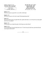 de kt hoc ki I sinh 7