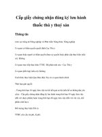 Cấp giấy chứng nhận đăng ký lưu hành thuốc thú y thuỷ sản