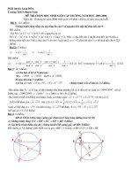 Đề thi HSG Toán  NH 2005-2006