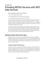 Providing RESTful Services with  WCF Data  Services