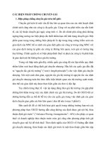 CÁC BIỆN PHÁP CHỐNG CHUYỂN GIÁ