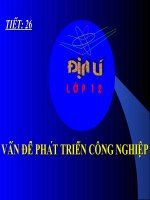Bài 28: Vấn đề phát triển Công nghiệp