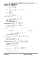 CAC DANG BAI TAP ON THI VAO 10