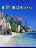 Tiết 23: KHÁNG CHIẾN CHỐNG MÔNG CỔ