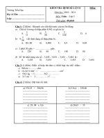 KTĐK l2- Toán - thuy