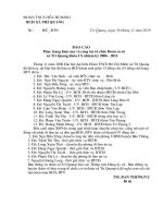 Kiện toàn BCH,BTV