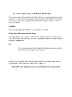 Create a Report Using Crystal Reports Report Expert