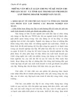NHỮNG VẤN ĐỀ LÝ LUẬN CHUNG VỀ KẾ TOÁN CHI PHÍ SẢN XUẤT  VÀ TÍNH GIÁ THÀNH SẢN PHẨMXÂY LẮP TRONG DOANH NGHIỆP SẢN XUẤT