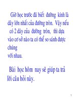 lien he giua day va khoang cach tu tam den day