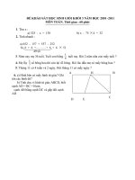 Đề khảo sát học sinh giỏi Toán 3