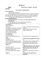 Giáo án lớp 5 tuần 17 nam hoc 2010 2011