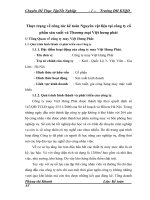 Thực trạng về công tác kế toán Nguyên vật liệu tại công ty cổ phần sản xuất và Thương mại Việt hưng phát