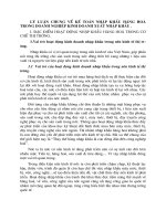 Lý luận chung về kế toán nhập khẩu hàng hoá trong doanh nghiệp kinh doanh xuất nhập khẩu