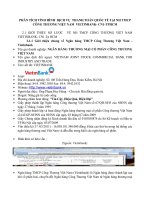 PHÂN TÍCH TÌNH HÌNH  DỊCH VỤ  THANH TOÁN QUỐC TẾ TẠI NH TMCP CÔNG THƯƠNG VIỆT NAM  VIETINBANK