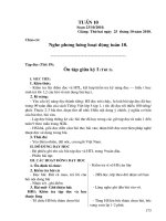 Giáo án lớp 5 CKTKN (Tuần 10)