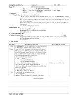 Giáo án Tự nhiên và xã hội 3 Tuần 9 (Mới)