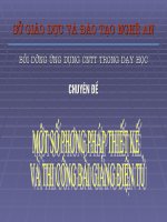 Một số phương pháp thiết kế và thi công bài giảng điện tử