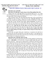 Báo cáo Truyền thống 20/11