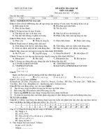 Kiểm tra hoc ki I lớp 10(đề 4)