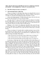 THỰC TRẠNG KẾ TOÁN CHI PHÍ SẢN XUẤT VÀ TÍNH GIÁ THÀNH SẢN PHẨM  - Ở XÍ NGHIỆP 101 - CÔNG TY XÂY DỰNG SỐ 1