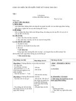 Giáo án Ngữ văn 7 mới  chuẩn  kiến th­ức kỹ năng