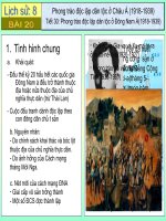 Lich su 8: tiet 30