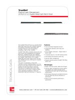 Datasheet - FO - ODF with Physical Layer Mgmt