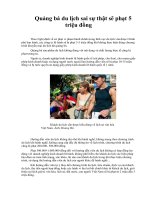 Quảng bá du lịch sai sự thật sẽ phạt 5 triệu đồng