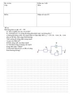 KT chuong 1 vat ly 9: 2010 - 2011