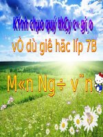 ÔN TÂP TAC PHÂM TRU TÌNH - Tiêt 66